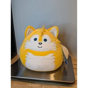Sonic The‎ Hedgehog Tails Plush Pillow Yellow Character Stuffed Animal Toy